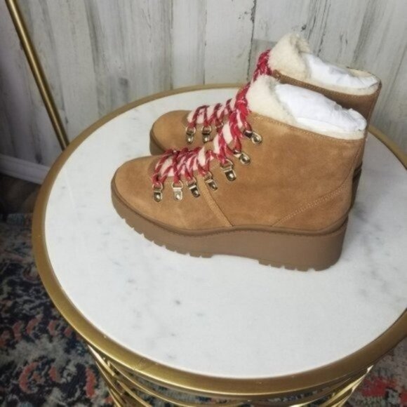 AQUA Women's Miranda Hiker Boots Suede - Picture 3 of 7